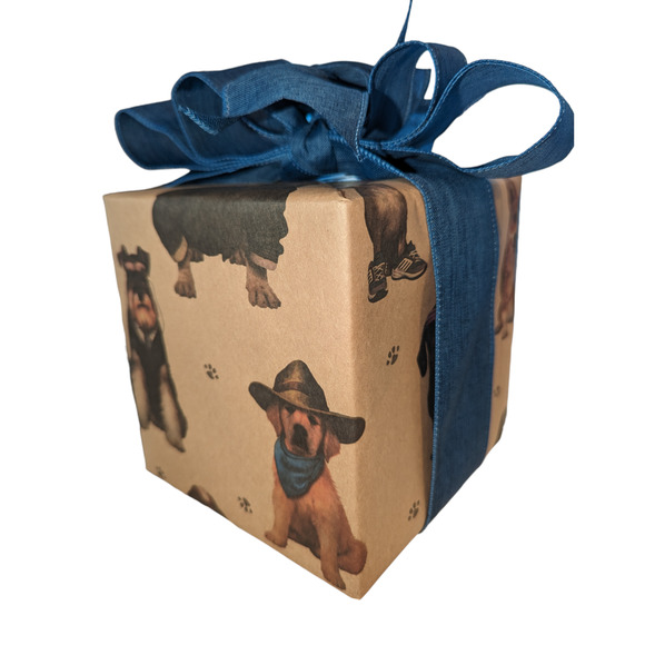 Sand + Paws Labradoodle Strawberry Mimosa Candle - Gift wrapped! - Picture 5 of 5